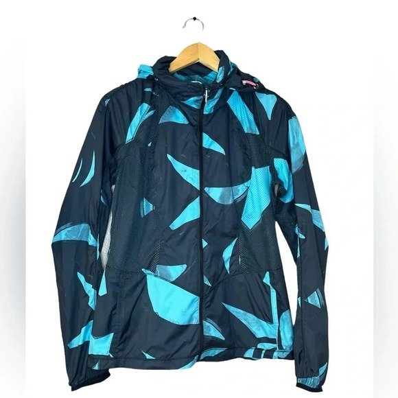 Lululemon Back Pack It Up Jacket Peacock Blue Size 8 W4H45S Run Rain - Picture 10 of 10